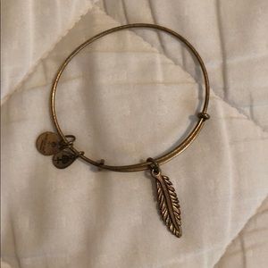 Alex & Ani feather bracelet